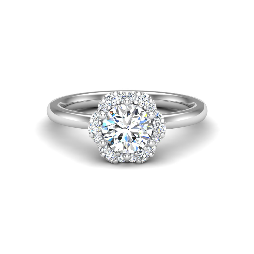 Samara Halo Engagement Ring